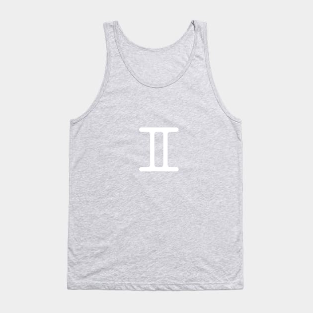 Gemini Zodiac Sign Tank Top by eggparade